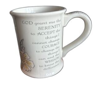 Grasslands Road 14 0z. Serenity Prayer Coffee, Tea Mug 3 D Effect Graphics